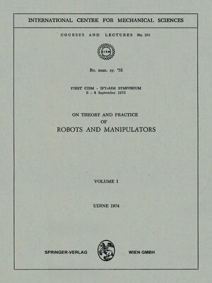 cover image of On Theory and Practice of Robots and Manipulators